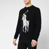 Polo Ralph Lauren Men's Loryelle Wool Big Pony Player Jumper - Black/White - Image 1