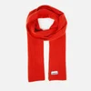 Ganni Women's Knitted Scarf - Fiery Red - Image 1