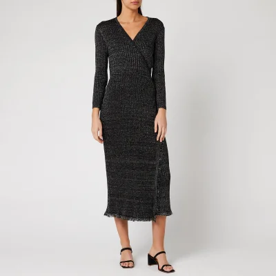 Diane von Furstenberg Women's Bobbi Midi Dress - Black