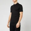 Emporio Armani Men's Mercerized Polo Shirt - Black - Image 1