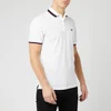 Emporio Armani Men's Embroided Logo Polo Shirt - White - Image 1