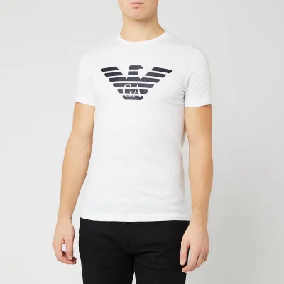 Emporio Armani Men's Large Eagle T-Shirt - White