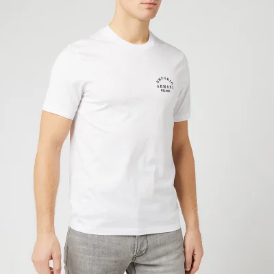 Emporio Armani Men's Large Back Logo T-Shirt - White