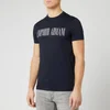 Emporio Armani Men's Script Chest Logo T-Shirt - Navy - Image 1