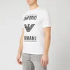 Emporio Armani Men's Full Front Logo T-Shirt - White - Image 1