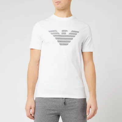Emporio Armani Men's Sewn Eagle T-Shirt - White