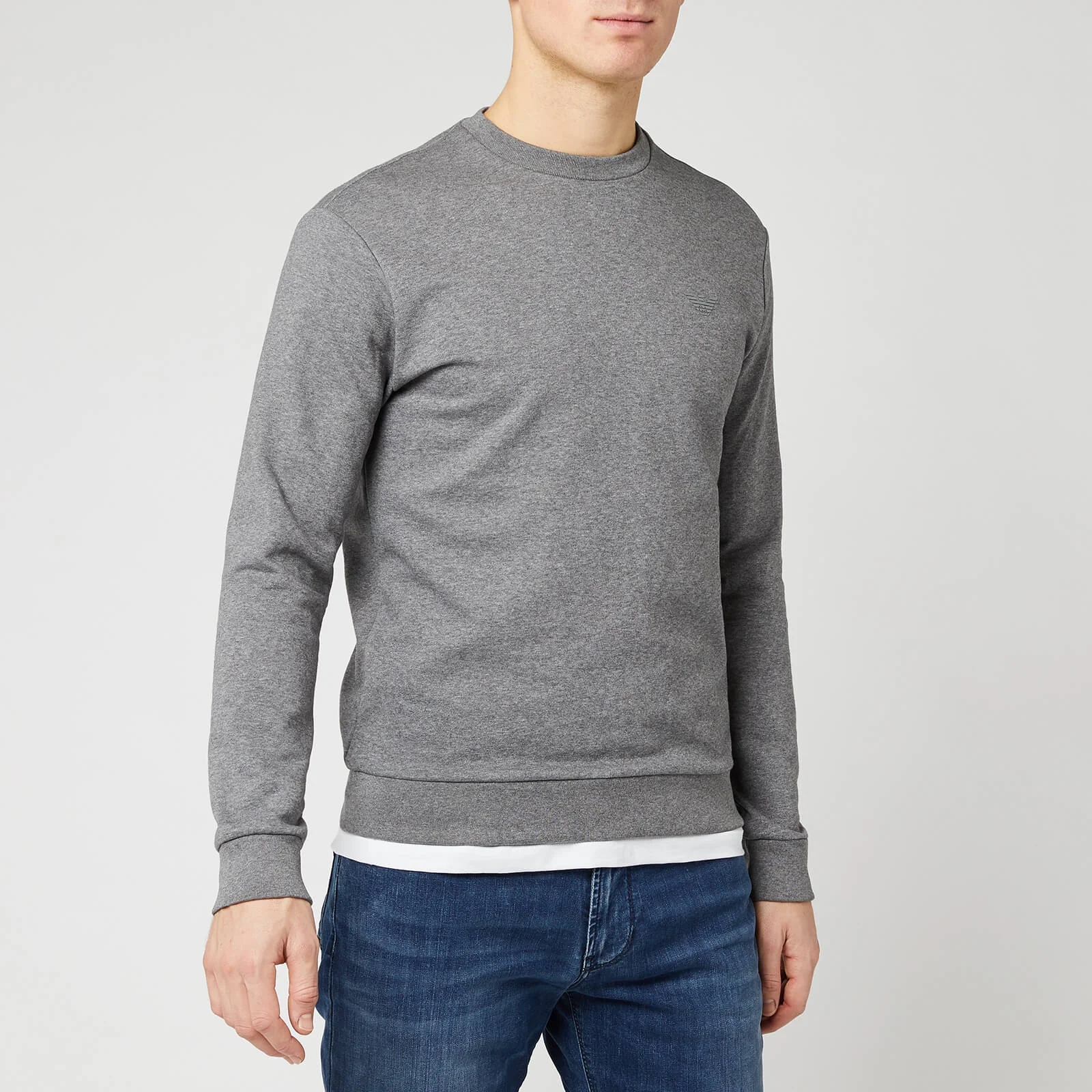 Emporio Armani Men's Sweatshirt - Grey Image 1
