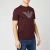 Emporio Armani Men's Sewn Eagle T-Shirt - Burgundy - Image 1
