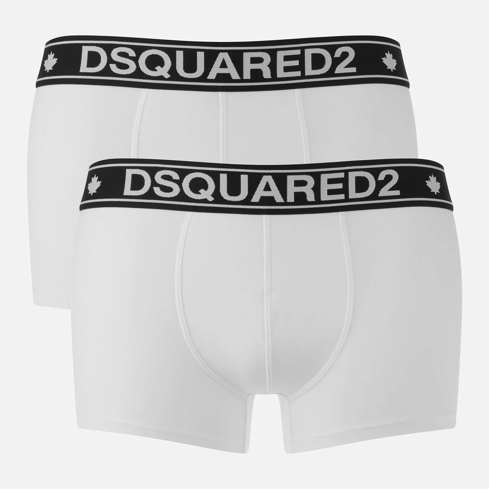 Dsquared2 Men's Twin Pack Trunk Boxers - White Image 1