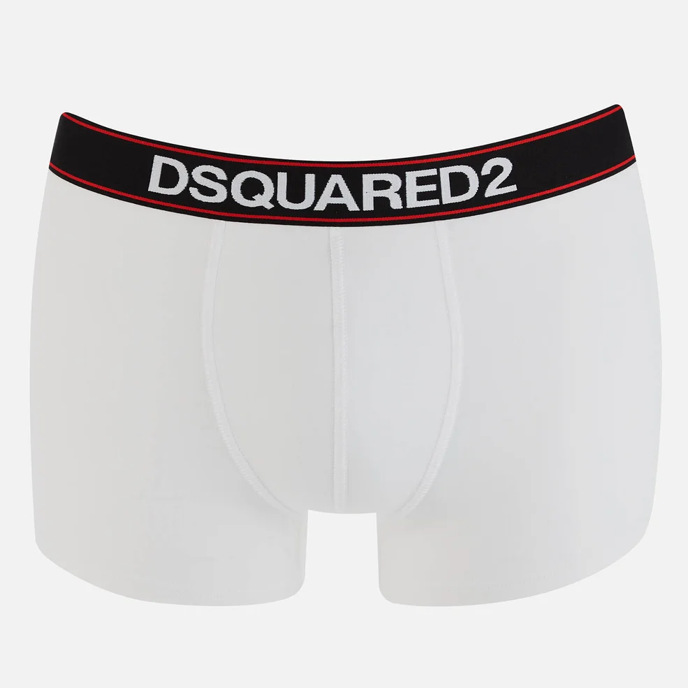 Dsquared2 Men's Twin Pack Trunk Boxers - White Image 1