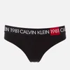 Calvin Klein Women's 1981 Thong - Black - Image 1