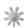 Broste Copenhagen Paper Snowflake Christmas Decoration - Large - Silver - Image 1