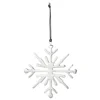 Broste Copenhagen Snowflake Christmas Decoration - Silver - Image 1