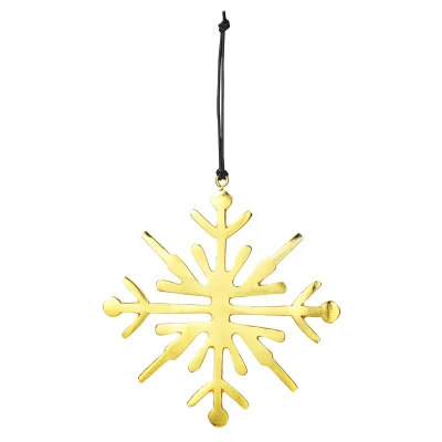 Broste Copenhagen Snowflake Christmas Decoration - Gold
