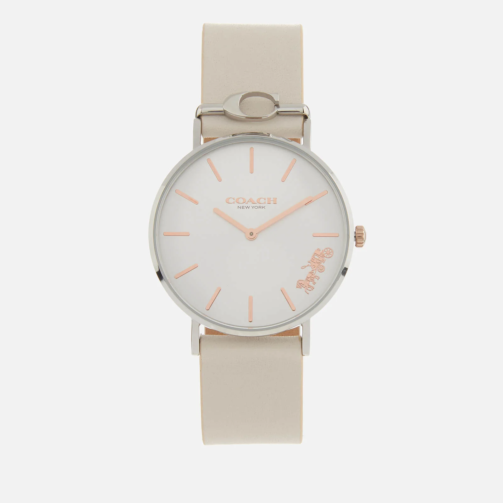 Coach Women's Perry Leather Strap Watch - Rou SWH Image 1