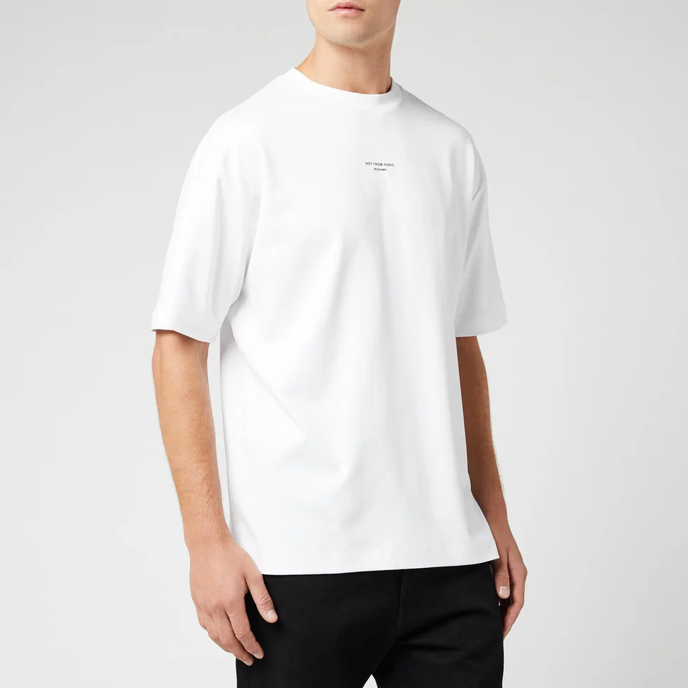 Drôle De Monsieur Men's NFPM T-Shirt - White Image 1