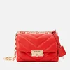 MICHAEL MICHAEL KORS Women's Cece Extra Small Chain Cross Body Bag - Bright Red - Image 1