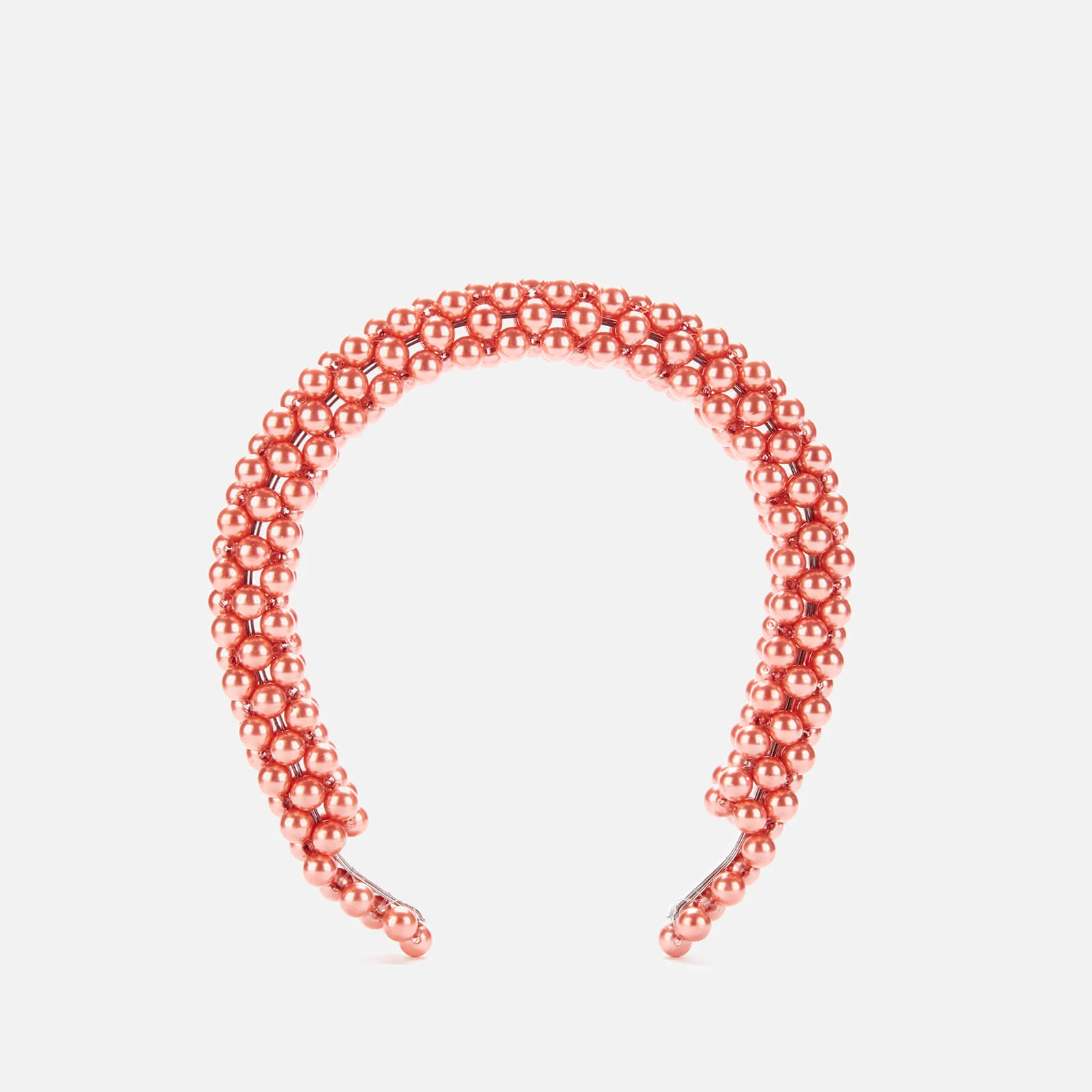 Shrimps Women's Antonia Beaded Headband - Vermillion Orange Image 1