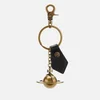 Vivienne Westwood 3D Orb Logo Key Ring - Black - Image 1