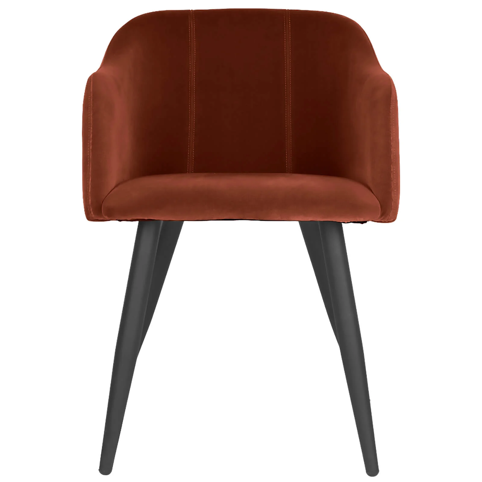 Broste Copenhagen Pernilla Velvet Chair - Caramel Café Image 1