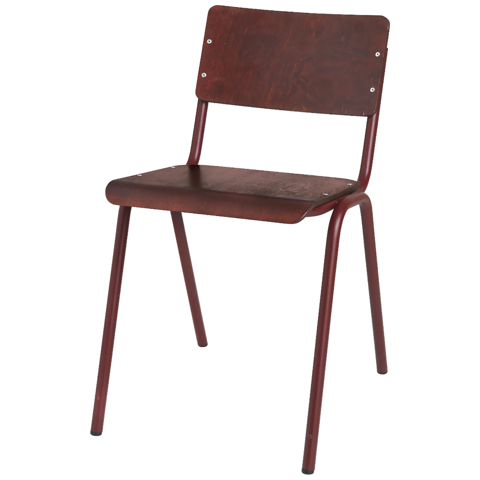 Broste Copenhagen Ole Steel Wooden Chair - Wild Ginger Image 1
