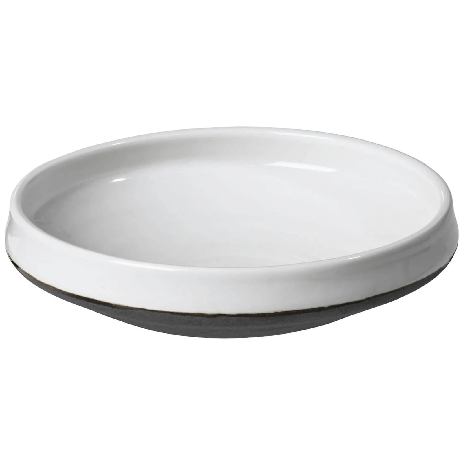 Broste Copenhagen Esrum Wide Stoneware Bowl - Ivory/Grey (Set of 6) Image 1