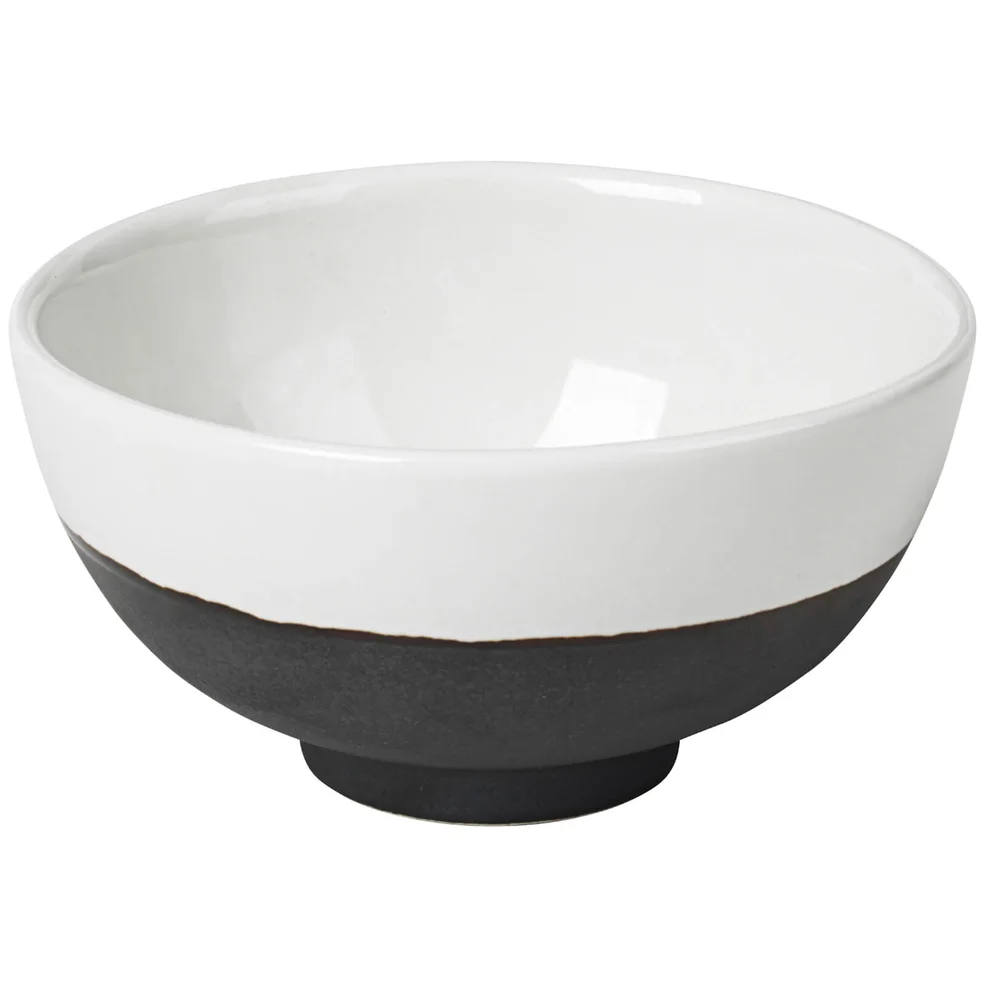 Broste Copenhagen Esrum Large Stoneware Bowl - Ivory/Grey (Set of 4) Image 1