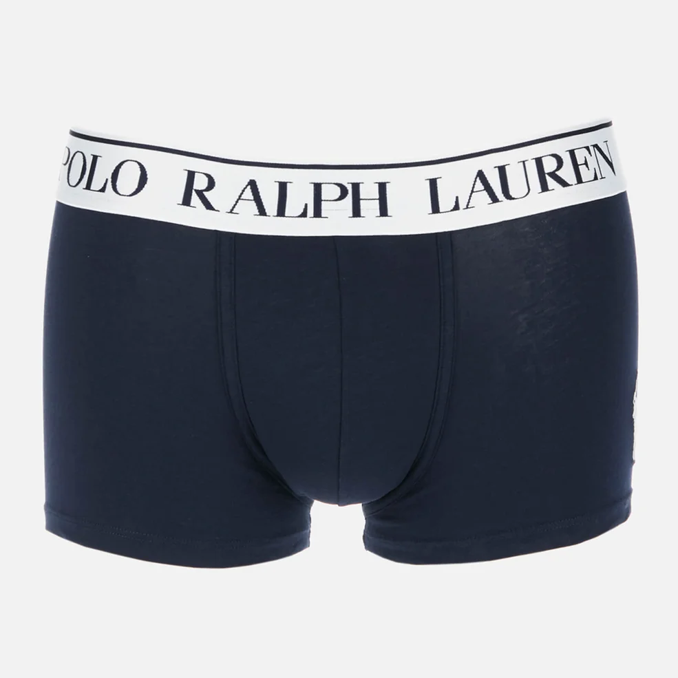 Polo Ralph Lauren Men's Single Trunks - Cruise Navy/White WB Image 1