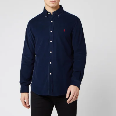 Polo Ralph Lauren Men's Custom Fit Cord Shirt - Navy