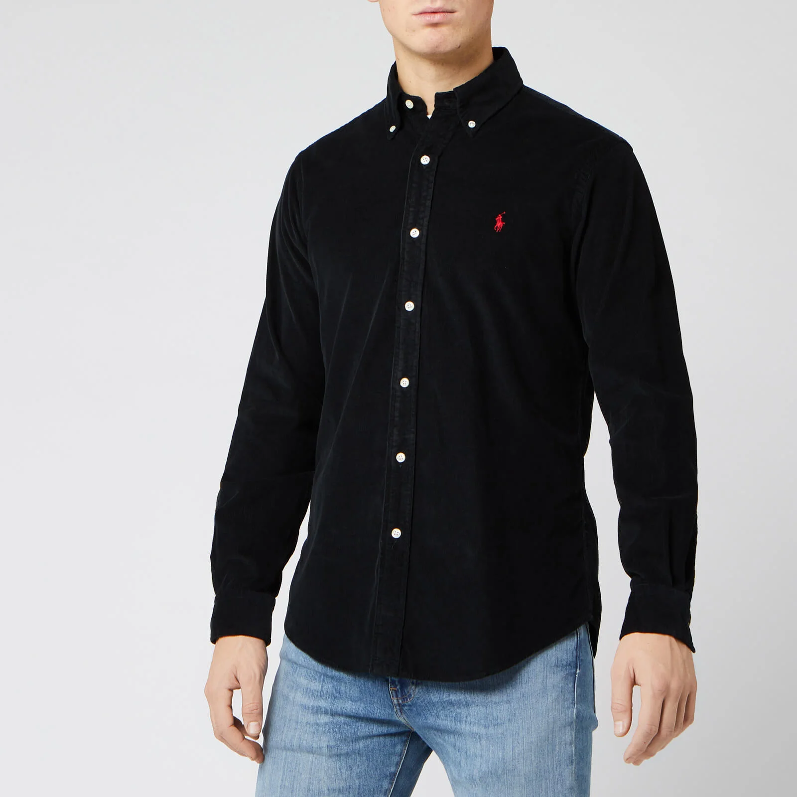 Polo Ralph Lauren Men's Corduroy Sport Shirt - Polo Black Image 1
