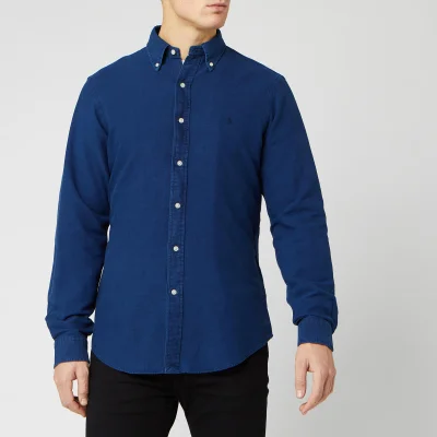 Polo Ralph Lauren Men's Garment Dyed Slim Fit Shirt - Indigo