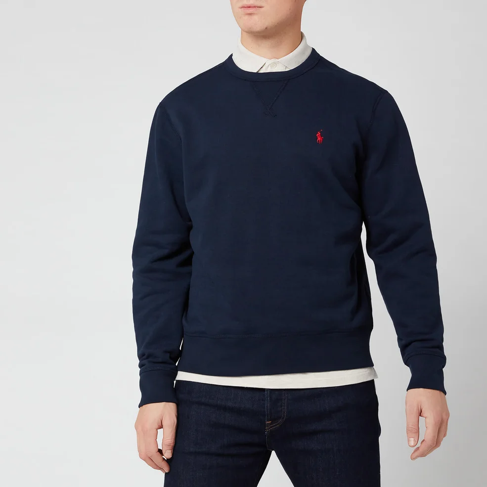 Polo Ralph Lauren Men's Fleece Sweatshirt - Cruise Navy Image 1