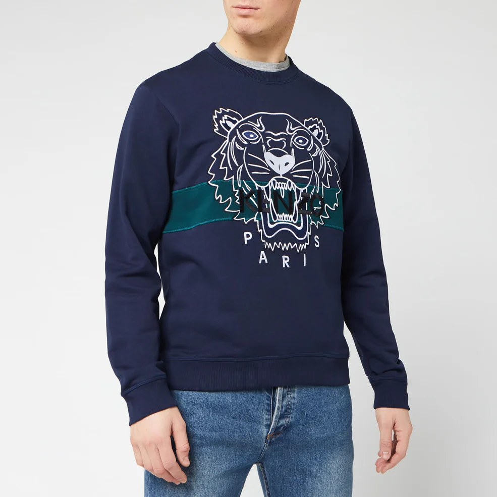 KENZO Men's Urban Tiger Sweatshirt - Ink Image 1