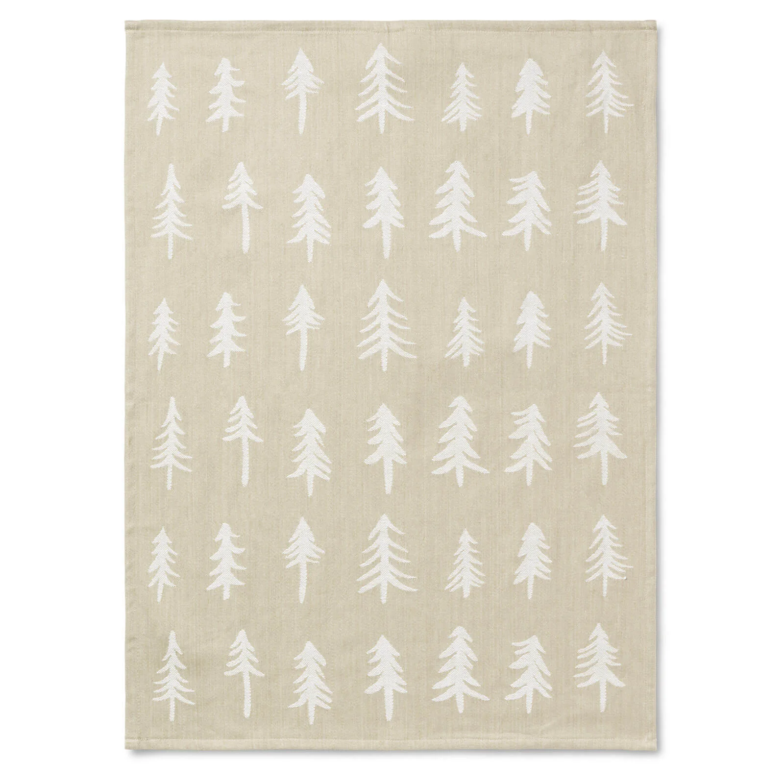 Ferm Living Christmas Tea Towel - Sand Image 1