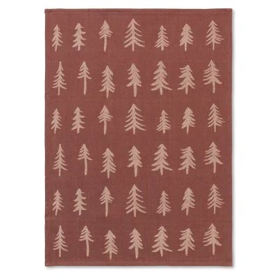 Ferm Living Christmas Tea Towel - Cinnamon