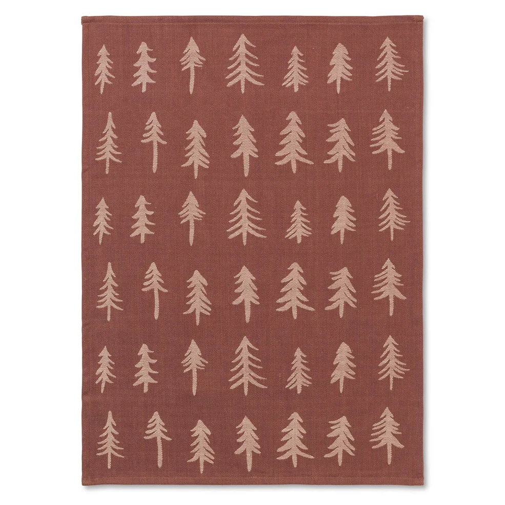 Ferm Living Christmas Tea Towel - Cinnamon Image 1