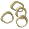 Ferm Living Flow Brass Napkin Rings (Set of 4) - Image 1