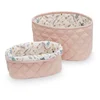 Cam Cam Quilted Storage Baskets - Blossom Pink (Set of 2) - Image 1