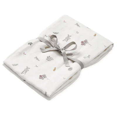 Cam Cam Light Printed Swaddle - Fawn