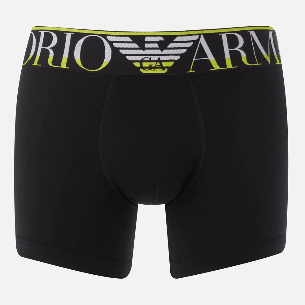 Emporio Armani Men's Single Boxer Shorts - Black Image 1