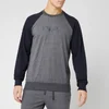 Emporio Armani Men's Raglan Sweatshirt - Grey/Blue - Image 1