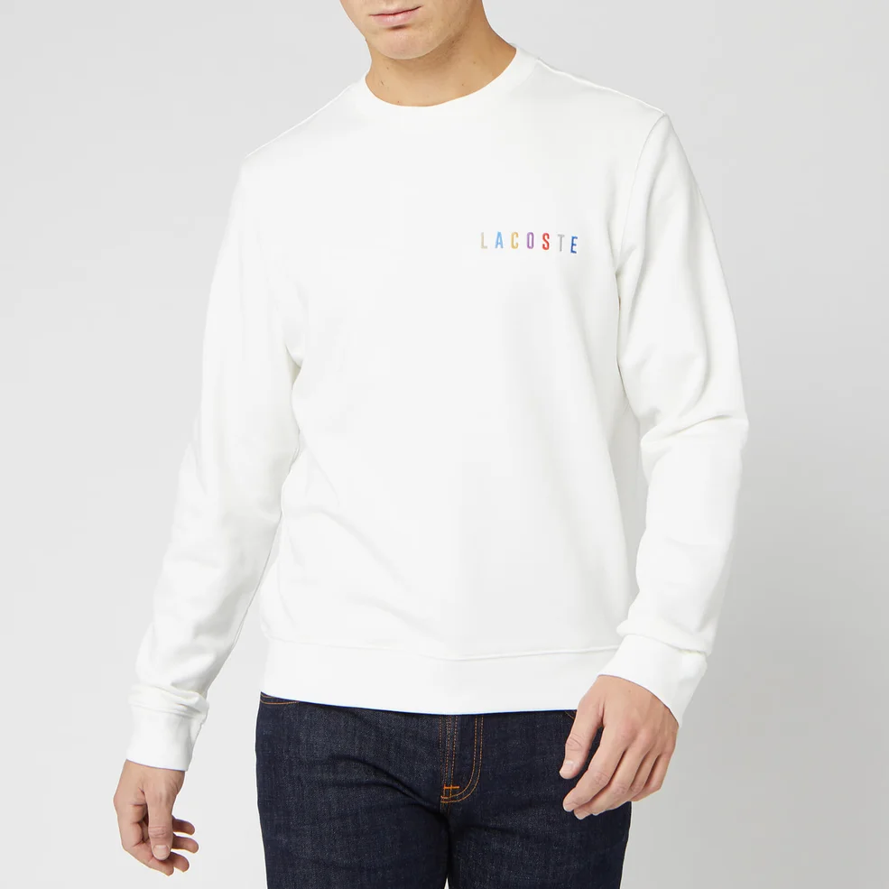 Lacoste Men's '90s Logo Sweatshirt - Farine Image 1