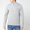Lacoste Men's Embossed Half Zip Sweatshirt - Silver Chine - Image 1