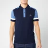 Lacoste Men's Cut and Sew Polo Shirt - Navy - Image 1