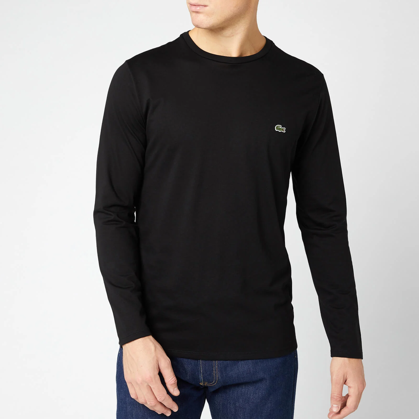 Lacoste Men's Long Sleeve T-Shirt - Black Image 1