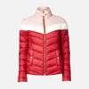 Barbour International Women's Auburn Blocked Quilted Jacket - Rhubarb/Clud/Blusher - Image 1
