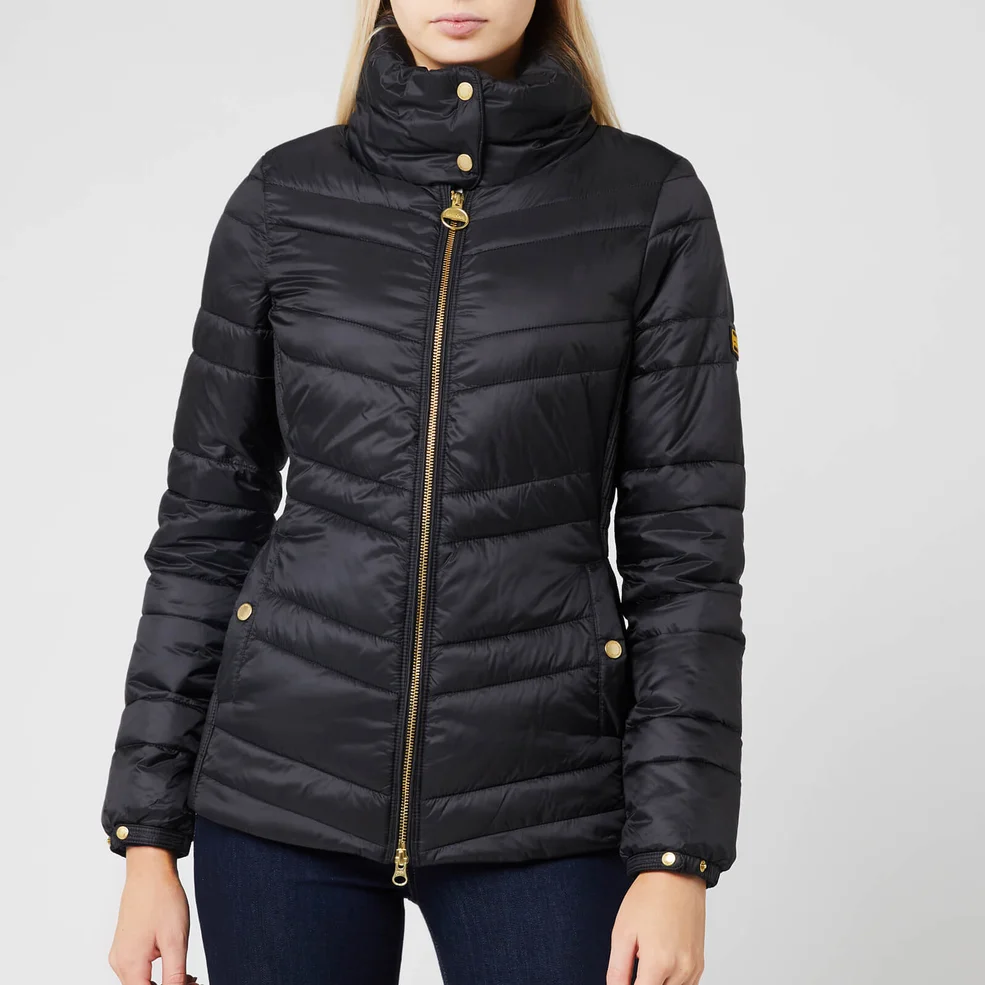 Barbour International Women's Rally Quilted Jacket - Black Image 1