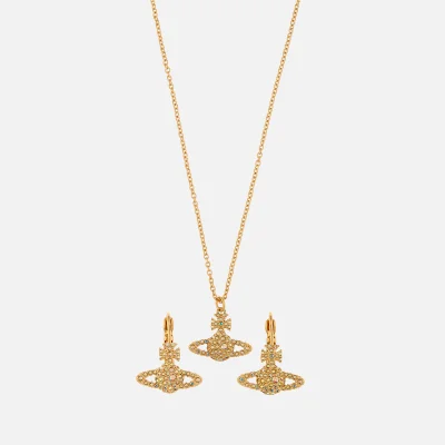 Vivienne Westwood Women's Grace Bas Relief Earrings and Pendant Giftset - Gold Aurore Boreale