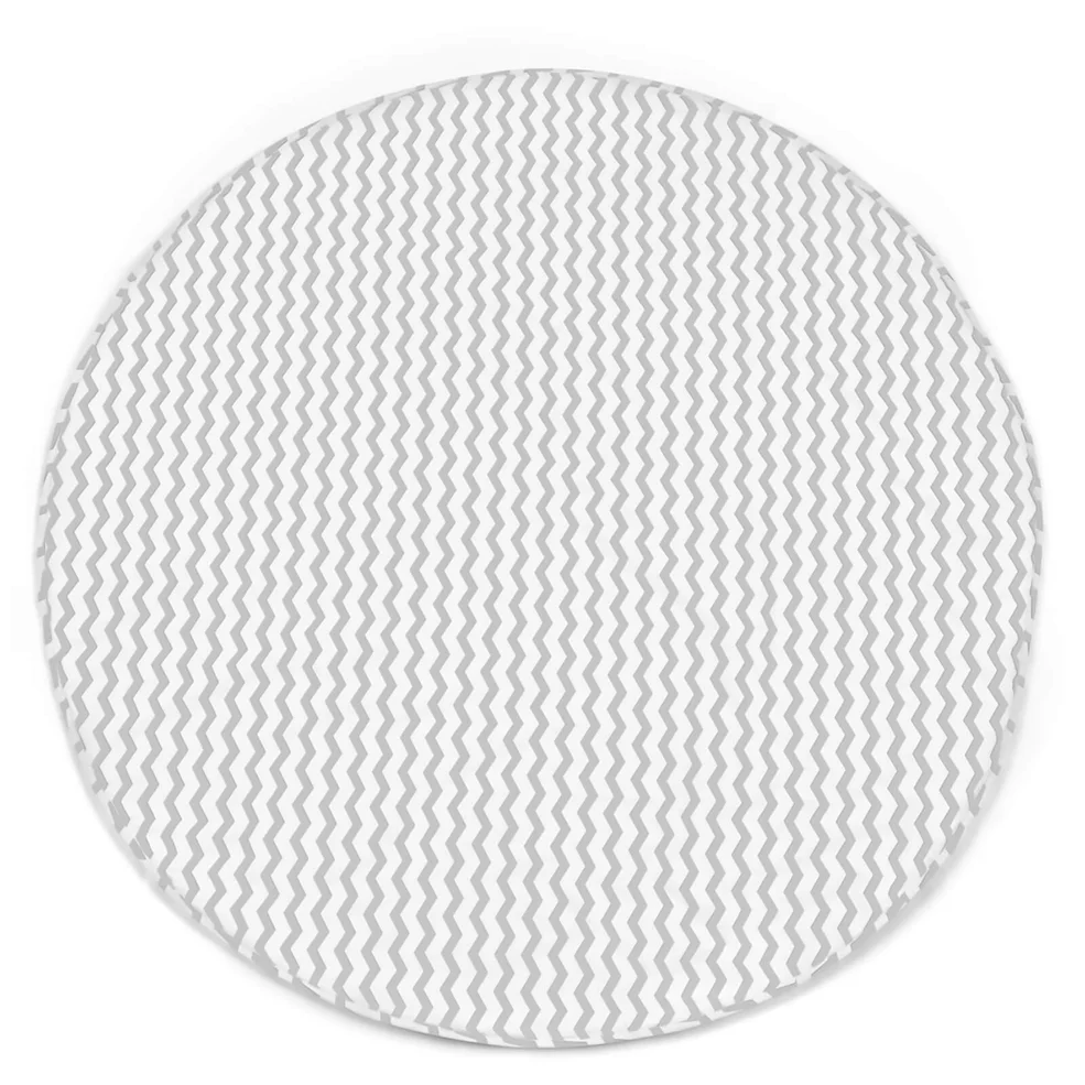 Snüz Baby Playmat - Grey Chevron Striped Image 1