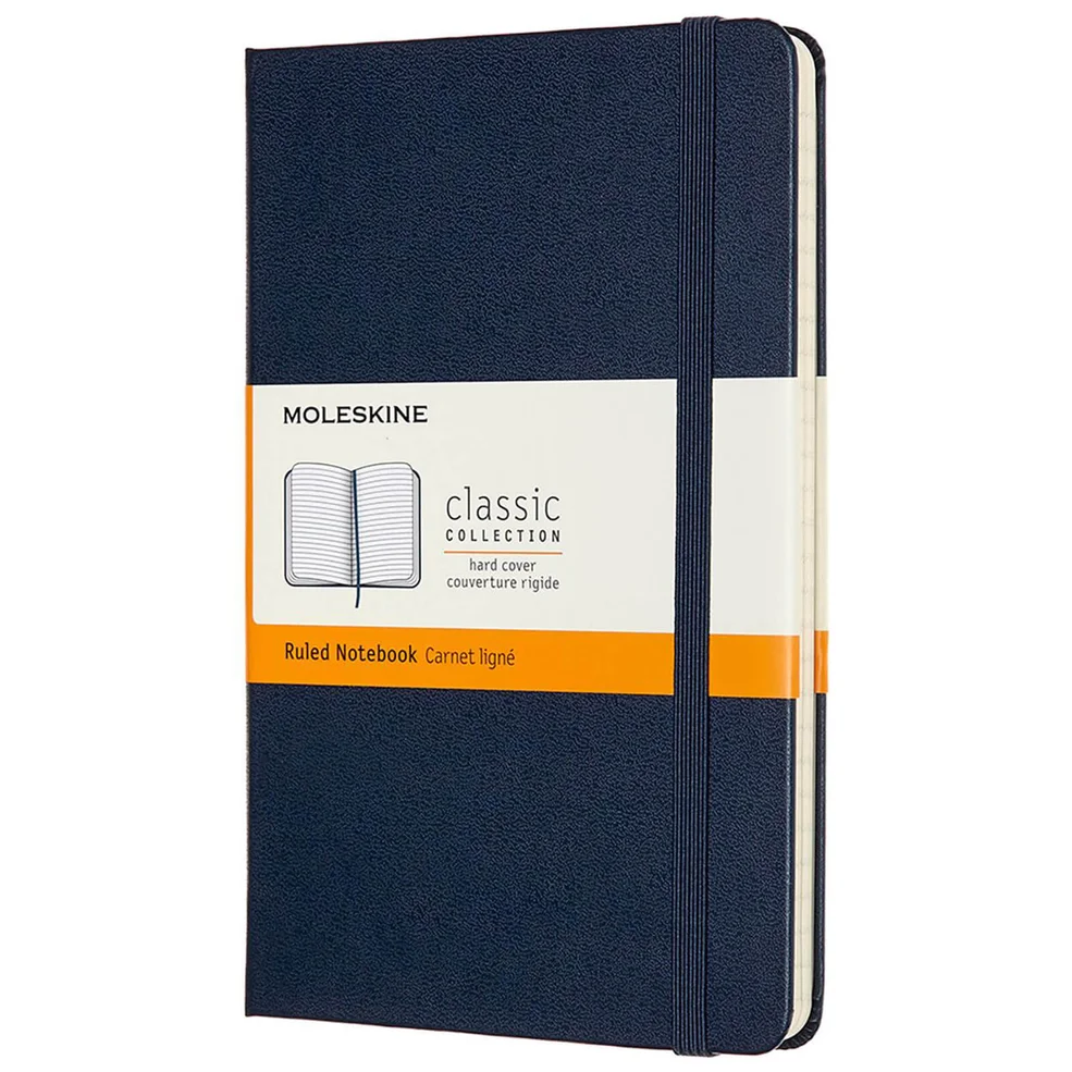 Moleskine Classic Ruled Hardcover Medium Notebook - Sapphire Blue Image 1